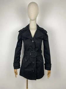 Women’s Vintage Fred Perry Trench Coat Jacket size USA 4 - Picture 1 of 7