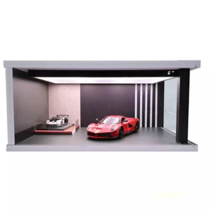 1/18 Extra Large Ceiling LED Car Model Display Exhibition Scene Parking Lot Case - Picture 1 of 16