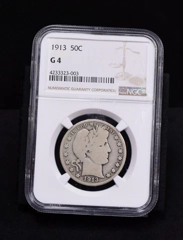 1913 Barber Half Dollar - NGC G4 (49726-K) Cover