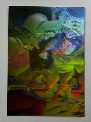 1996 SKYBOX SUPERMAN HOLO SERIES CARD #H2 BLAZE Vs Superman Hologram - Image 1 of 2