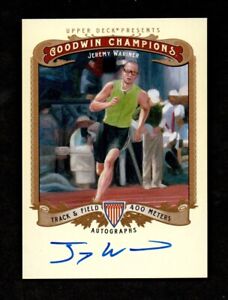 2012 Goodwin Champions Autograph Jeremy Wariner Track 400 Meters Olympic Gold