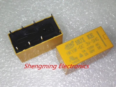 10PCS HK19F-DC 3V-SHG DC 3V Coil DPDT 8Pins 2NO 2NC PCB Mini Power Relay - Image 1 of 3