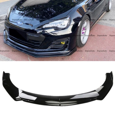 For Subaru  Legacy UNIVERSAL Front Bumper Lip Spoiler Splitter Glossy Black Foto 1 de 4