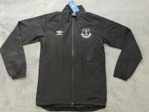 Umbro Everton Training shower jacket Size S New Black Cover