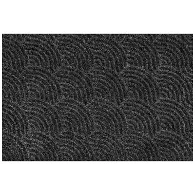 FLOORNOVO Fußmatte Minimal Design 90 x 60 cm Nachtbrandung waschbar wetterfest - Bild 1 von 4