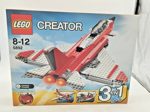 LEGO 5892 Sonic Boom Creator 3 in 1 MIB NEU SEALED Flugzeug Jet Boot - Picture 1 of 14
