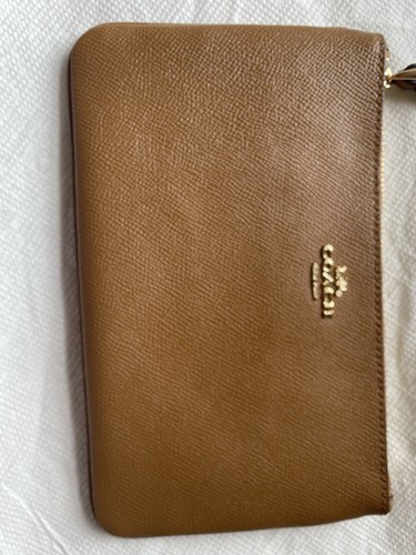 Bracciale Coach in vera pelle tortora certificato nuovo con etichetta