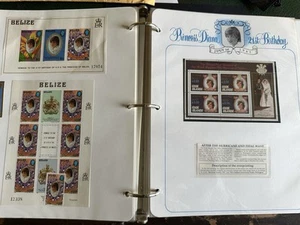 Princess Diana 21st Birthday Herrick stamp album complete 56 pages + extras MNH - Picture 1 of 15