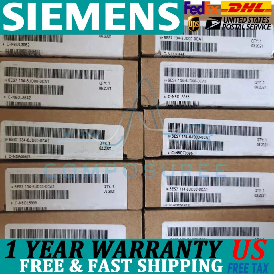 Nuevo Siemens 6ES7134-6JD00-0CA1 6ES71346JD000CA1 ET 200SP Módulo de entrada analógico - Imagen 1 de 1