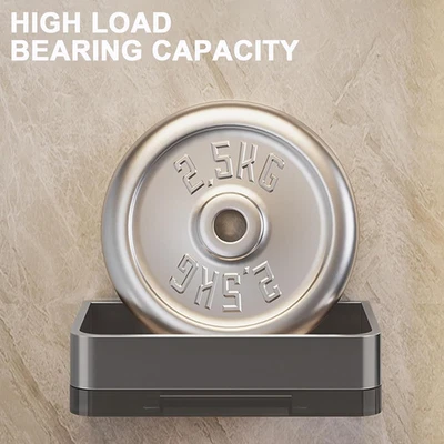 Soap Holder for Shower Wall, Carbon Steel Soap Dish Wall Mounted Soap Tray wi... - Image 1 of 4