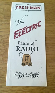 ESCASO FOLLETO PLEGABLE PUBLICIDAD FASE ELÉCTRICA DE PRIMER AÑO 1928 con precio - Imagen 1 de 9