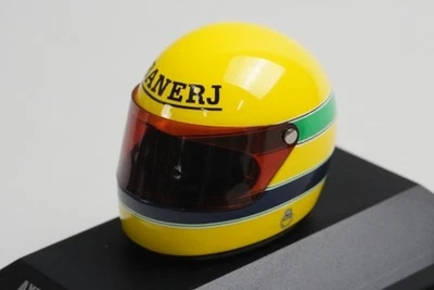 1:43 MINICHAMPS 540381216 Helmet 1982 Ayrton Senna - Image 1 of 4