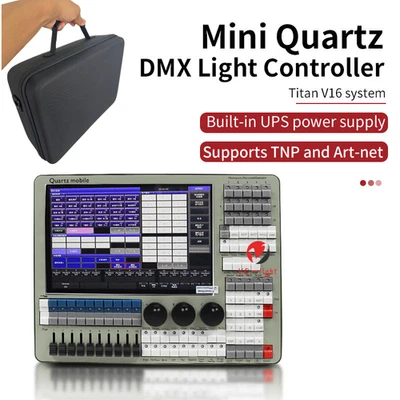 Stage Lighting Quartz Mobile Console for Dj Moving Head Light Dmx Controller - Image 1 of 4