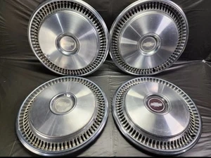 1973 1977 Chevrolet Nova Hubcaps Set Wheel Cover Center Cap 14" Chevy GM OE OEM - Picture 1 of 16