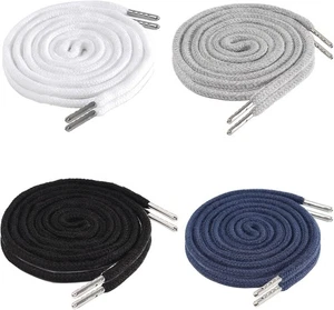 Round Coloured Shoelaces – Replacement Laces for Trainers, Football & Hiking - Picture 1 of 11