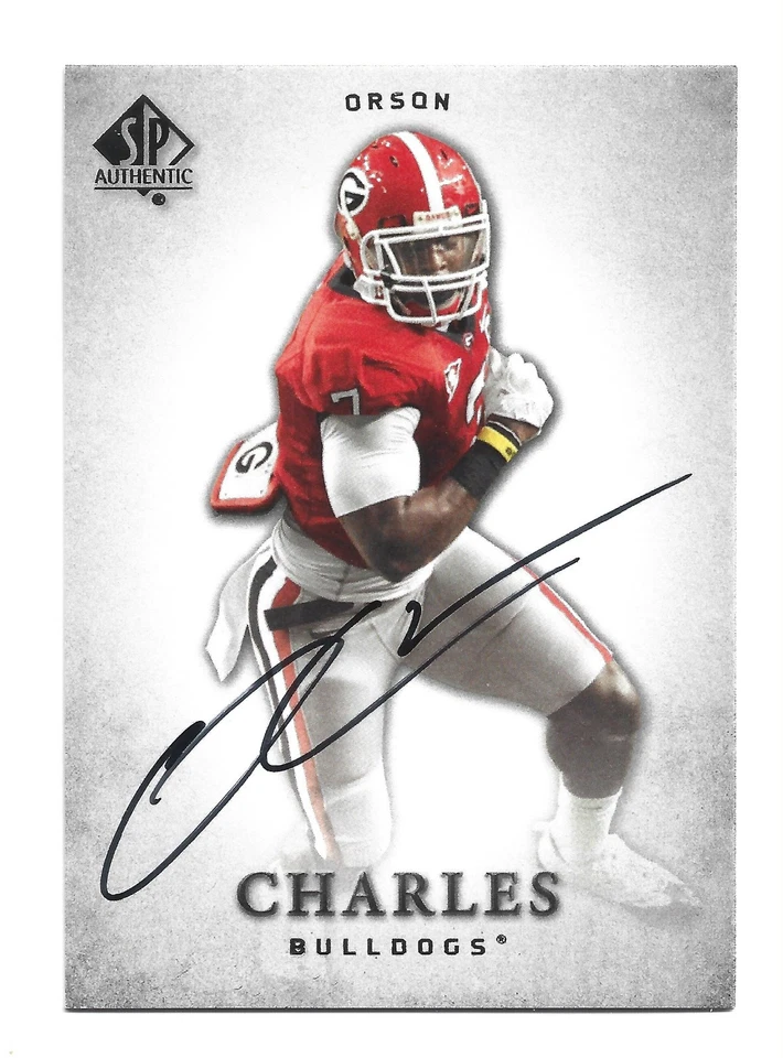 Orson Charles AUTOGRAPH RC Georgia Bulldogs 2012 SP Authentic #78 AUTO Football  - Image 1 of 2