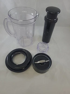 Magic Bullet MB1001 Blender Smoothie Pitcher with Pusher and Flat Blade - Image 1 of 4