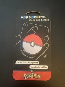 Authentic Popsockets Pokemon Poke Ball Pokeball Popsocket Pop Socket Phone Grip - Picture 1 of 3