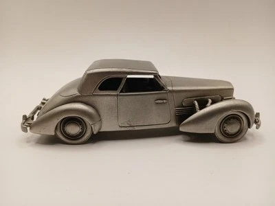 Danbury Mint 1937 CORD 812 Pewter Diecast Car 6" Vintage - Image 1 of 4