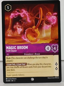 Escoba Mágica - Limpiador Rápido LORCANA Into the Inklands - 45/204 - Casi Nuevo -B - Imagen 1 de 5