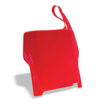 Placa de matrícula delantera UFO Plastics - roja motocicleta bicicleta de calle moto de cross 0520-0683 Foto 1 de 4