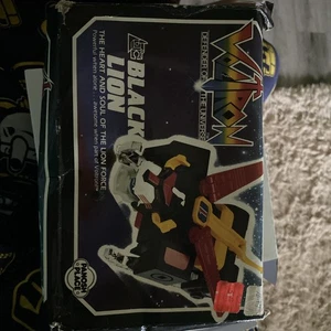 Vtg 1984 Panosh Place Voltron Defender of the Universe BLACK LION FIGURE w/ BOX - Picture 1 of 13