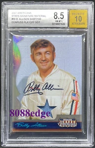 2007 AMERICANA WORN SHIRT AUTO: BOBBY ALLISON #1/1 SWATCH AUTOGRAPH "NASCAR" BGS - Picture 1 of 6