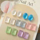 5Pcs Crystal Aurora Nail Rhinestones Nail Art Jewelry Manicure Decorations