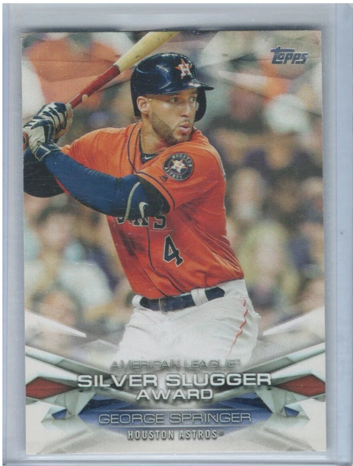 2018 Topps MLB Awards Silver Slugger George Springer Astros Blue Jays MLBA-40 - Image 1 of 1