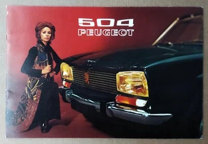 -- CATALOGUE PEUGEOT 504 -- 14 PAGES. 1971 - Picture 1 of 3