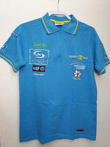 Men's Polo Shirt Renault F1 Team Fernando Alonso Size Medium Cover