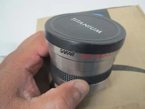 SAKAR HIGH RESOLUTION TELEPHOTO LENS 3.0X AF Titanium. Pre-owned. Made in Japan - Picture 1 of 9