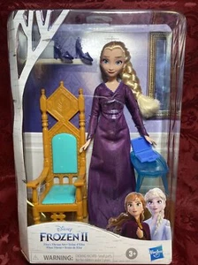New Hasbro Disney Frozen 2 Elsa's Throne Set Doll Age 3+ Free Ship - Picture 1 of 6