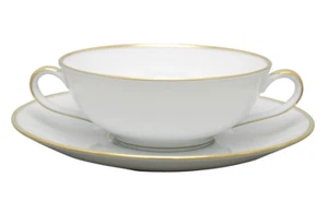 LIMOGES FRANCE BERNARDAUD PALMYRE 4.5" CREAM SOUP CUP ONLY 0932-031 BRAND NEW - Picture 1 of 6