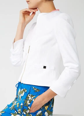 TED BAKER Ione bow peplum smart formal dressy suit jacket blazer wedding 2 10 S - Image 1 of 4