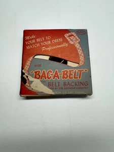 Vintage Bac-A-Belt Belt Backing Original White Box has damage - Picture 1 of 4