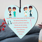 All Is Well Now Doctors &amp; Nurses Thank You Wooden Heart Plaque Hospital Gift