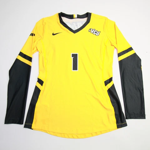 VCU Rams Nike Game Jersey - Volleyball Women's Yellow/Black Used Cover