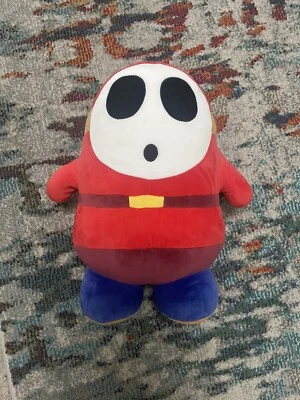 Club Mocchi Mocchi Super Mario Shy Guy Mega 15 inch Plush Stuffed Toy Nintendo  - Image 1 of 4