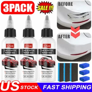 3X Auto Car Scratch Remover Kit for Scratches Repair Wax Ultimate Paint Restorer - Picture 1 of 20