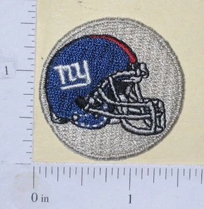 Patch casque New York Giants - Football NFL - 1 1/2" x 1 1/2" - Photo 1/1