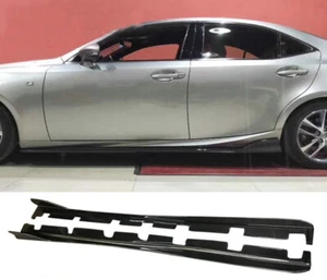 Type-AM Tape Carbon For Lexus IS300 17-18 XE30 Side skirt Trim extension add on - Picture 1 of 6