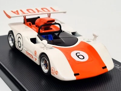 Coche de carreras modelo diecast naranja Ebbro 1/43 Toyota 7 Japón Can Am 1969 #6 Foto 1 de 4