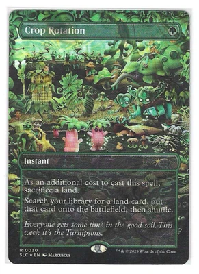 Crop Rotation 0003 HALO FOIL Encyclopedia Of Magic Secret Lair NM - Image 1 of 2