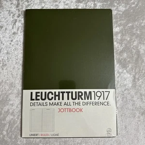LEUCHTTURM 1917 JOTTBOOK 60 Pages Lined Numbered Opens Flat Ink Proof New/Sealed - Picture 1 of 14