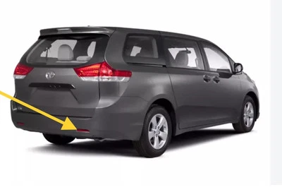 TOYOTA SIENNA 2011-2020 PARACHOQUES TRASERO DERECHO PASAJERO REFLECTOR OEM Foto 1 de 4