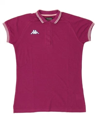 KAPPA Womens Polo Shirt UK 12 Medium Pink Polyester BD10 - Image 1 of 3