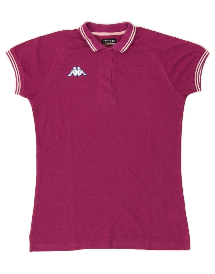 KAPPA Womens Polo Shirt UK 12 Medium Pink Polyester BD10 - Image 1 of 3