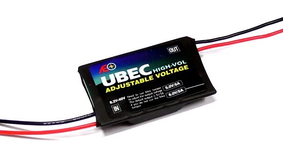 AEO RC Model High Vol Adjustable Voltage Input 8.2-40V 5V 6V/5A UBEC AC894 - Image 1 of 1