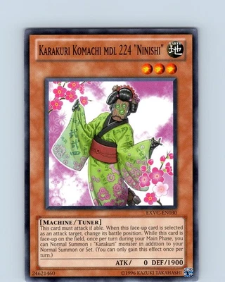 Yu-Gi-Oh TCG Karakuri Komachi MDL 224 "Ninishi" EXVC-EN030 Unlimited Common NM - Image 1 of 2